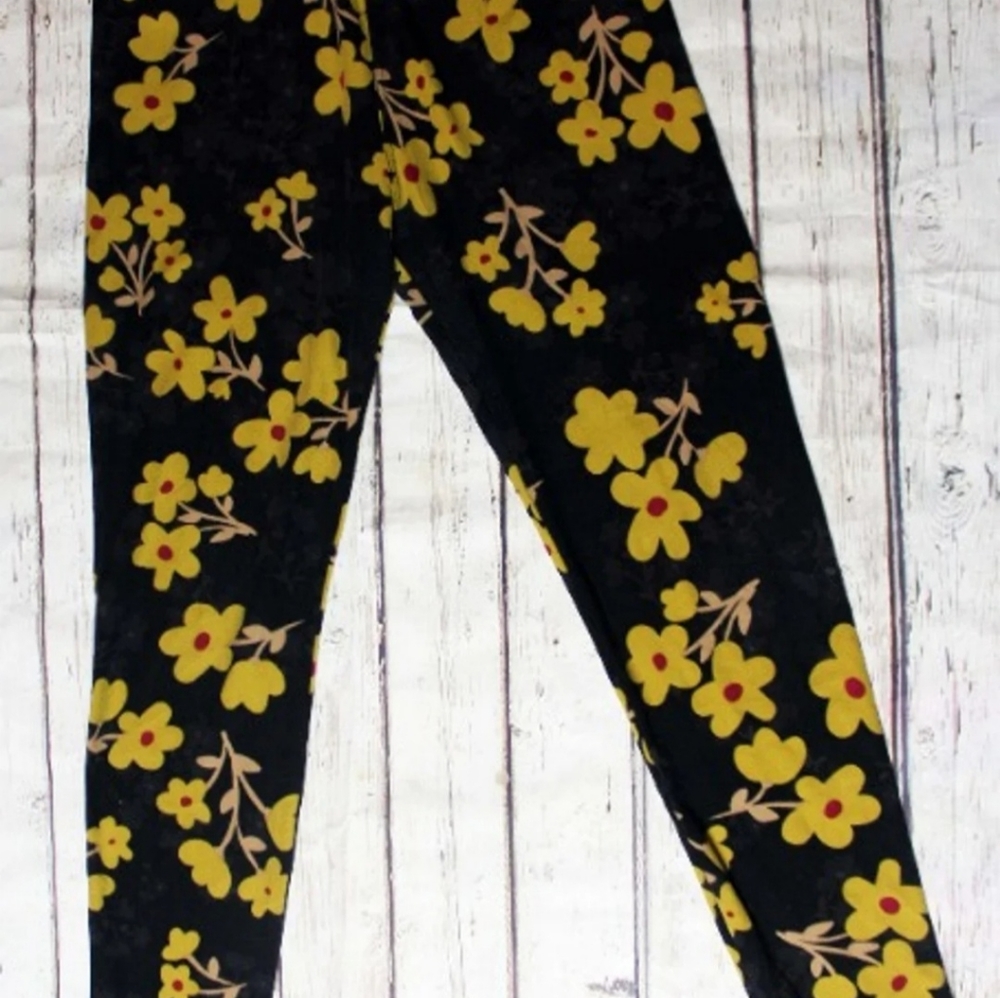 Adult One Size LuLaRoe Leggings, Floral